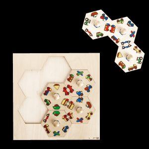 gileeuc puzzles pcs hexagoneàboutons